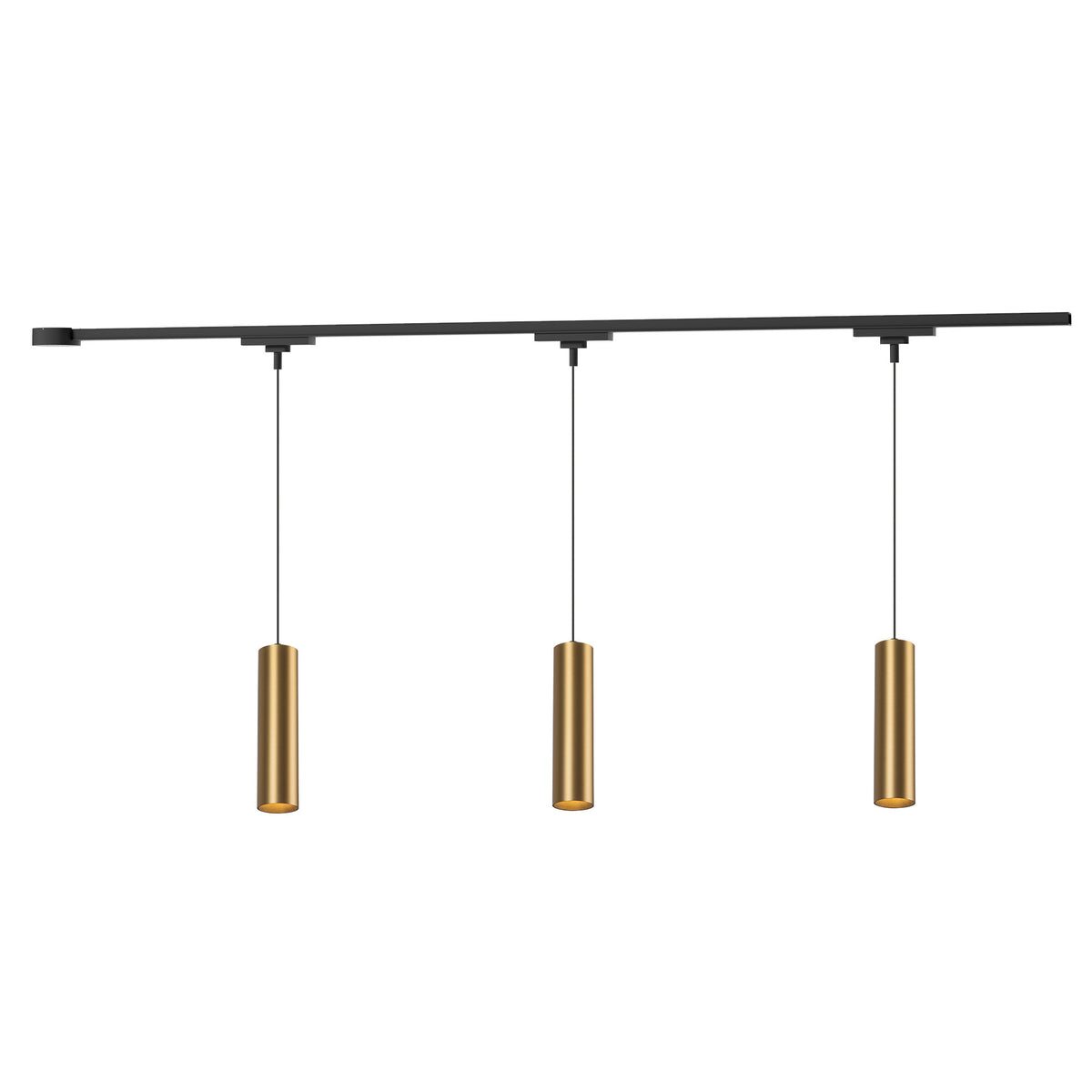 Kit de rail de plafond Trilo Remuda Or brossé, 38", 4000K – Kuzco Lighting