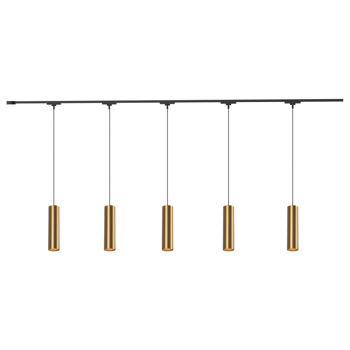 Kit de rail de plafond Trilo Remuda Or brossé, 80 3/4", 4000K – Kuzco Lighting