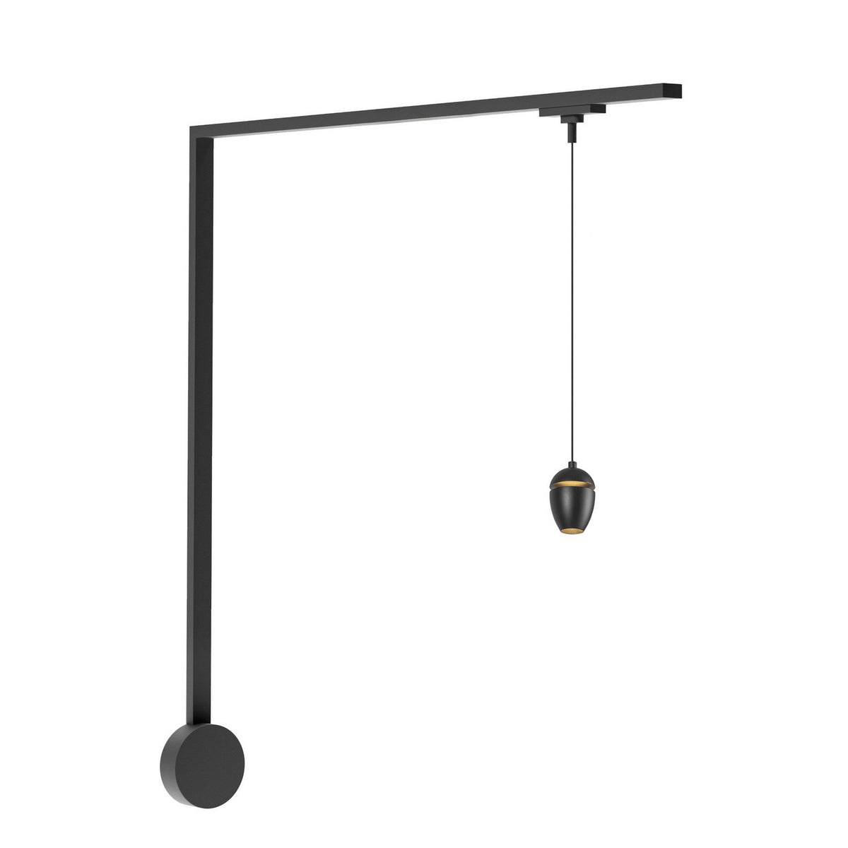 Kit de rail mural Trilo Eloa Noir, 3000K – Kuzco Lighting