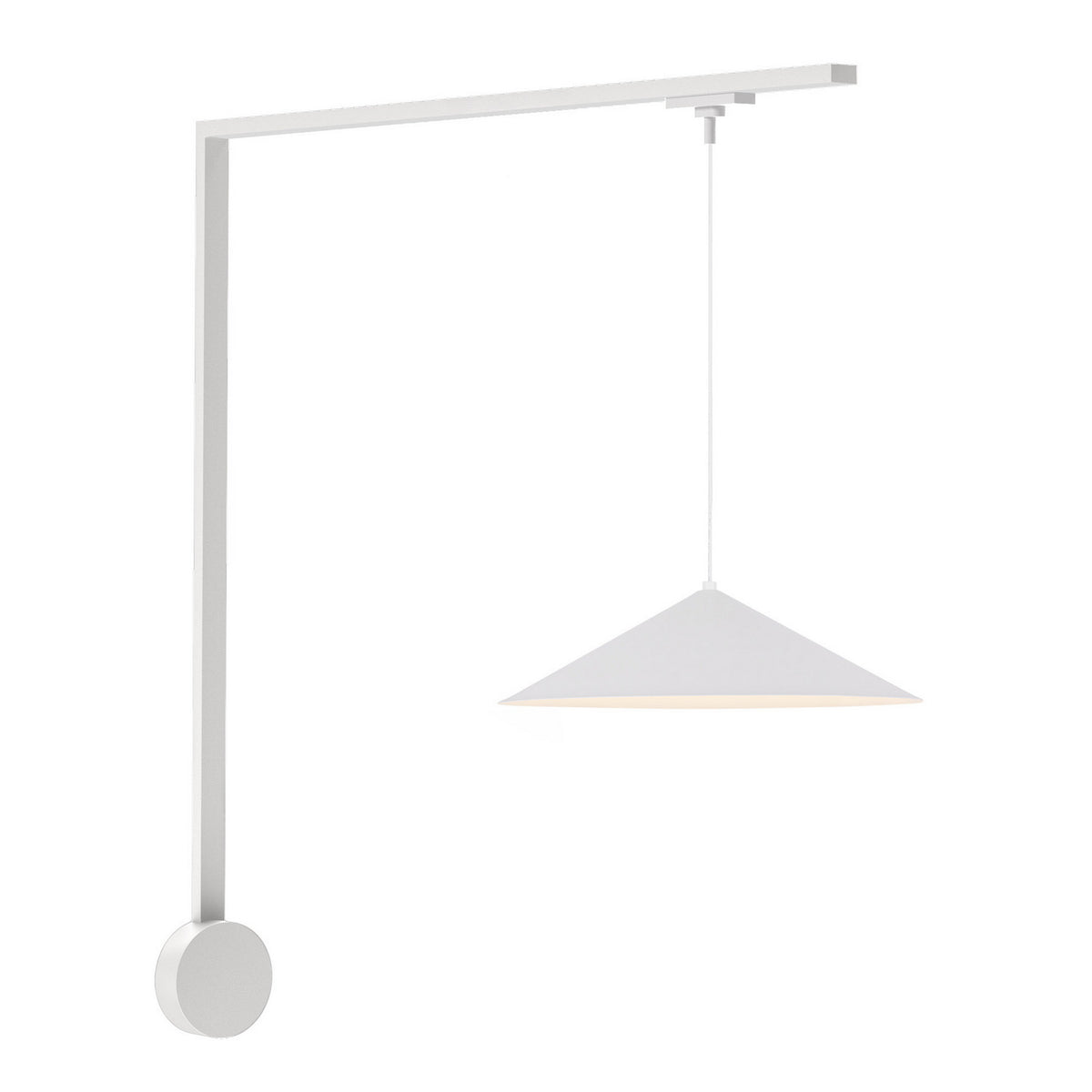 Kit de rail mural Trilo Luiz Blanc, 3000K – Kuzco Lighting