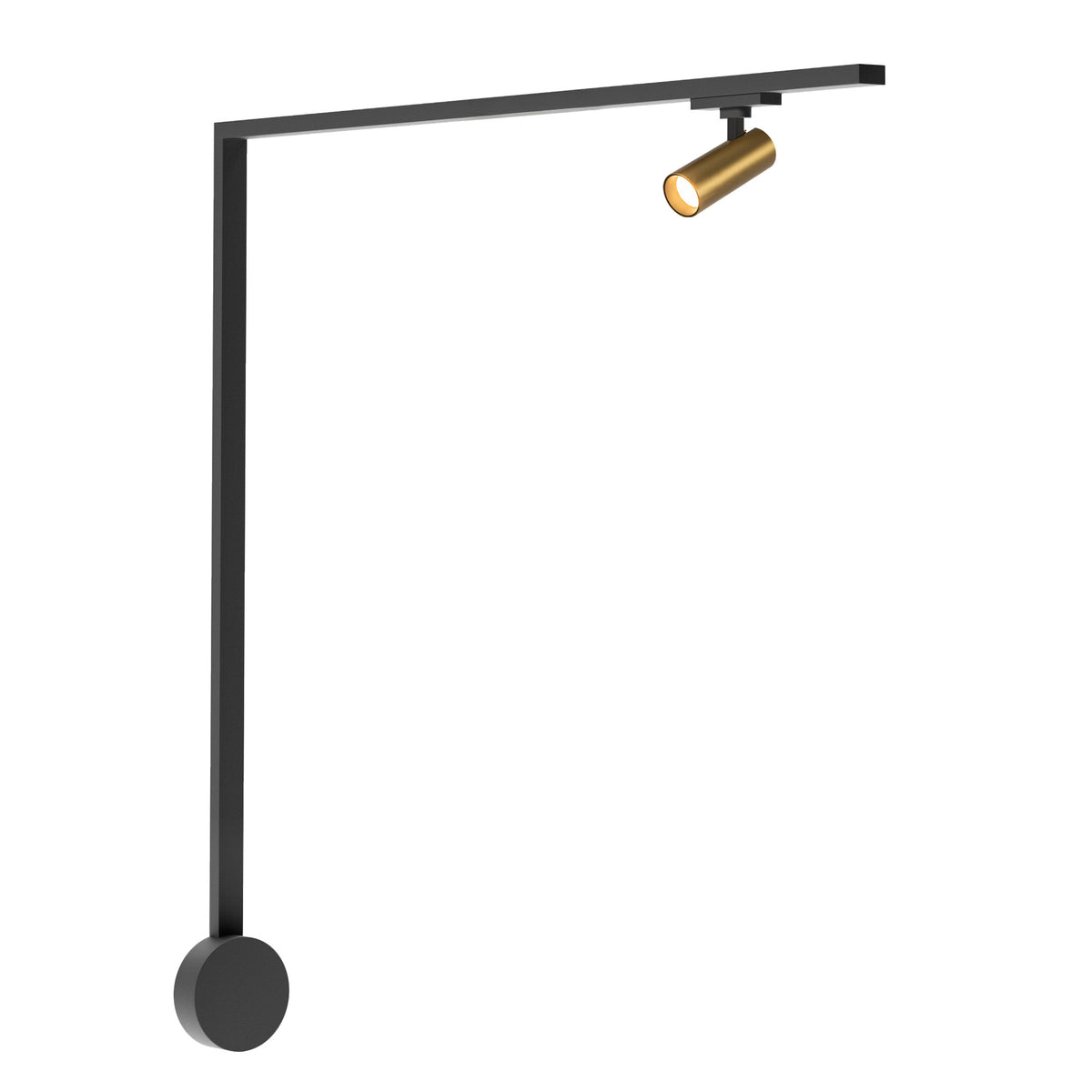 Kit de rail mural Trilo Paolo Or brossé, 4000K – Kuzco Lighting