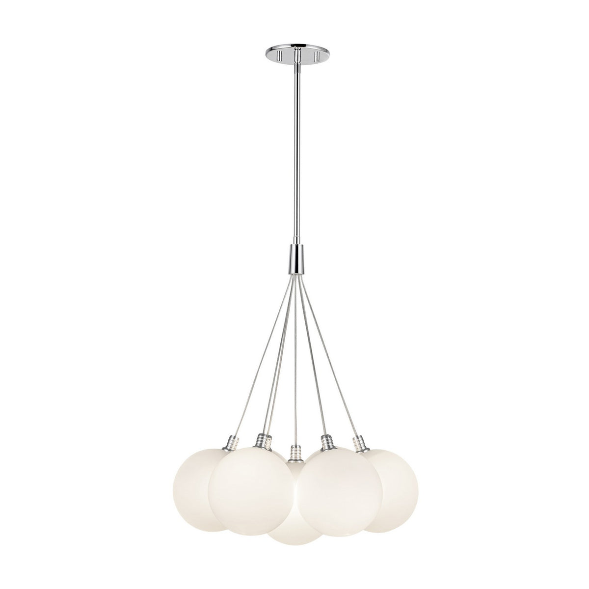Lustre Bolla Verre opale, Verre opale mat, 16 1/2" – vue 3