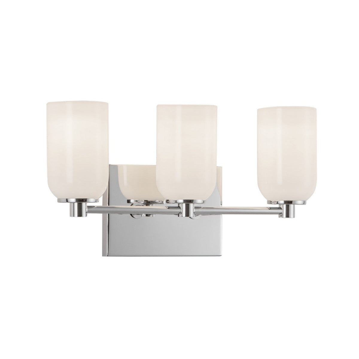 Luminaire de vanité Nola Chrome / Opale, 17 5/8" – vue 2