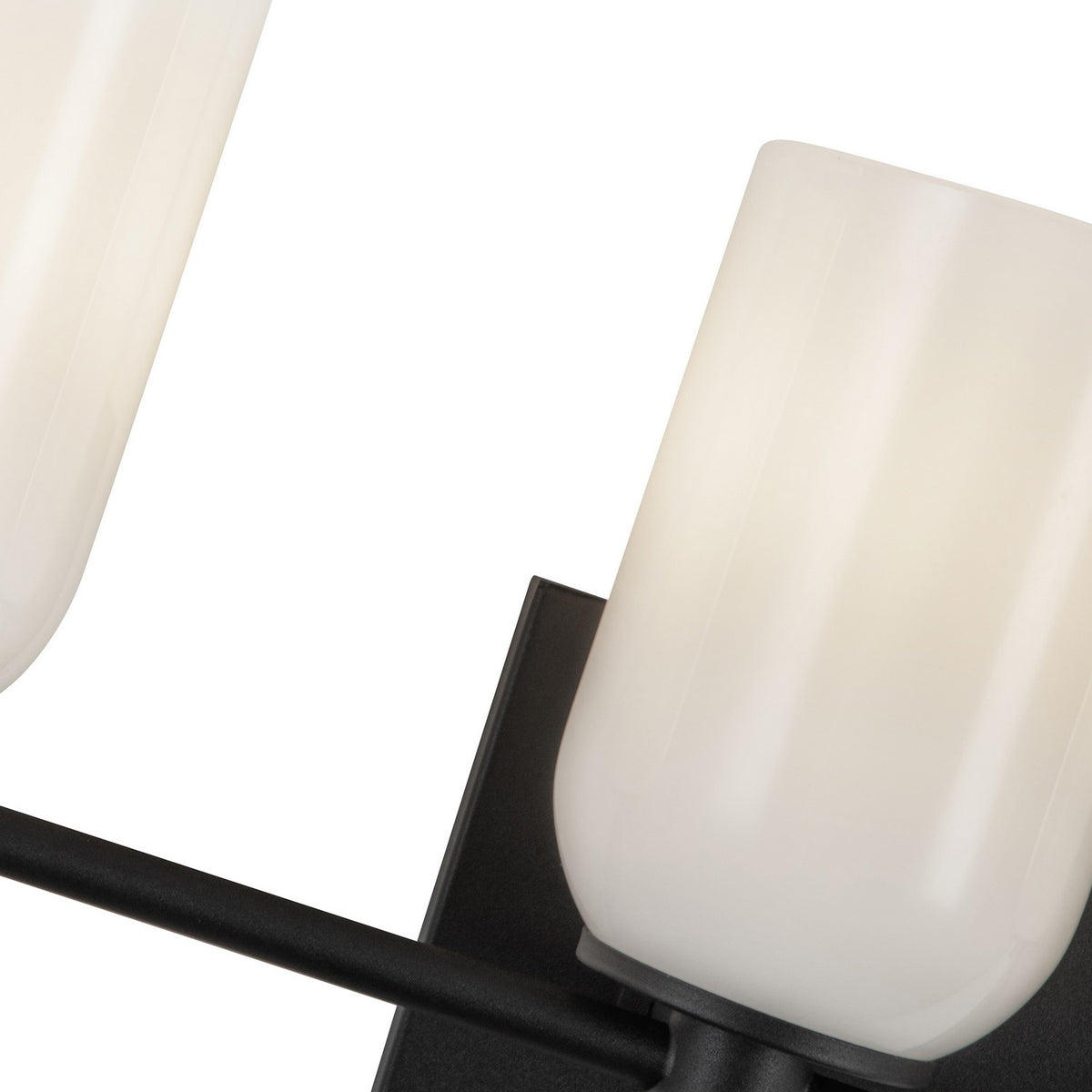 Luminaire de vanité Nola Noir / Verre opale, 31 3/4" – vue 5