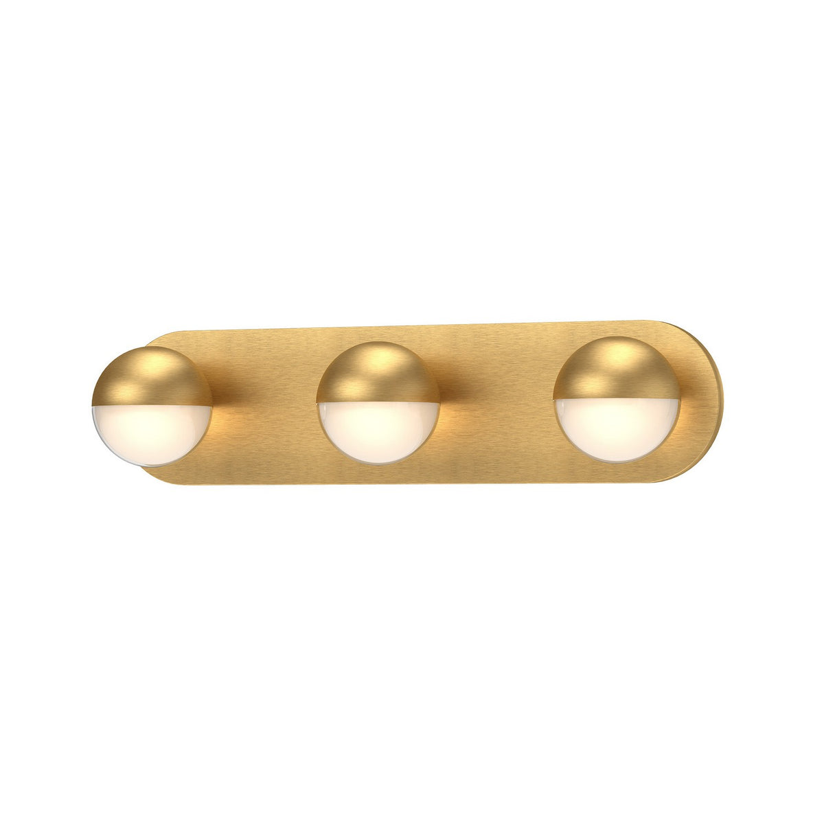 Luminaire de vanité Pluto Or brossé, 2700K – Kuzco Lighting