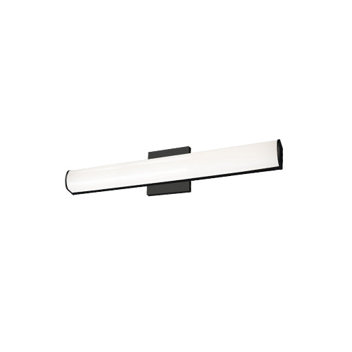 Barre d'éclairage de salle de bain Longitude Noir, 20" – vue 2