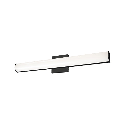 Barre d'éclairage de salle de bain Longitude Noir, 24" – vue 2