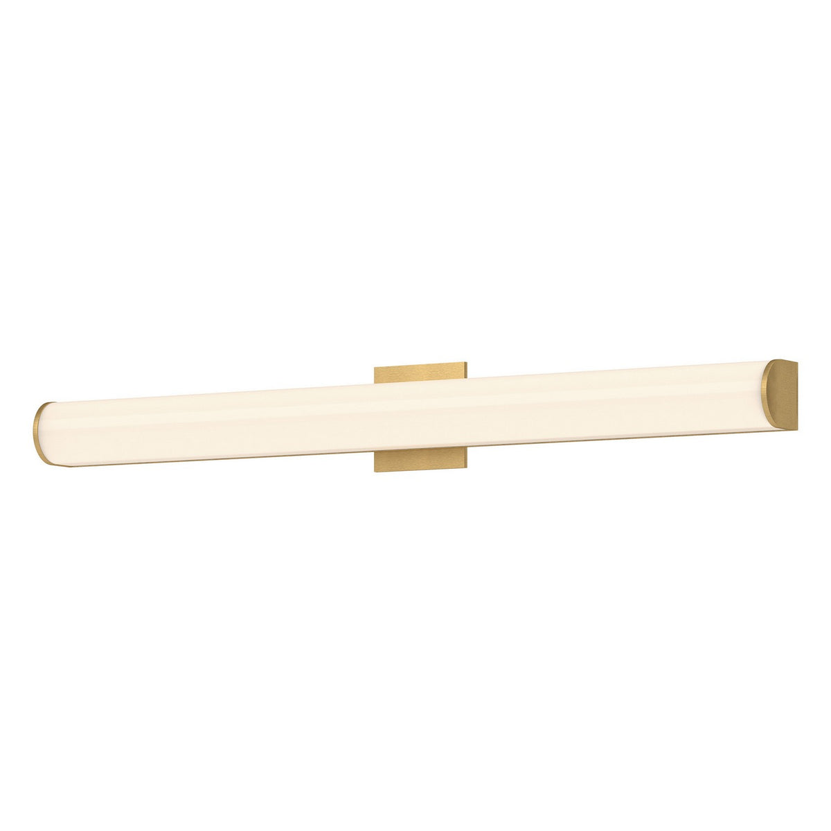Barre d'éclairage de salle de bain Longitude Or brossé, 36 1/8" – Kuzco Lighting