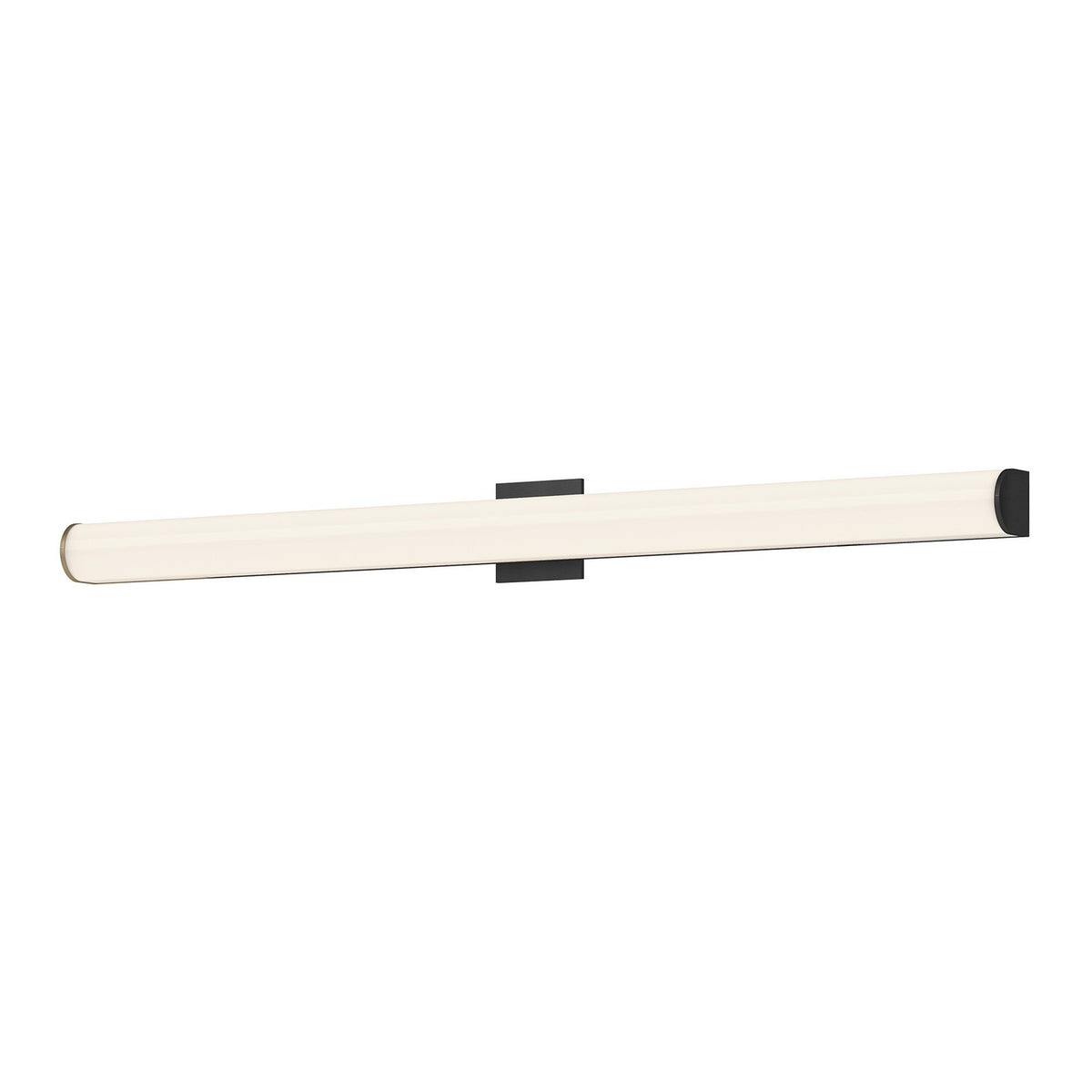 Barre d'éclairage de salle de bain Longitude Noir, 48 1/8" – Kuzco Lighting