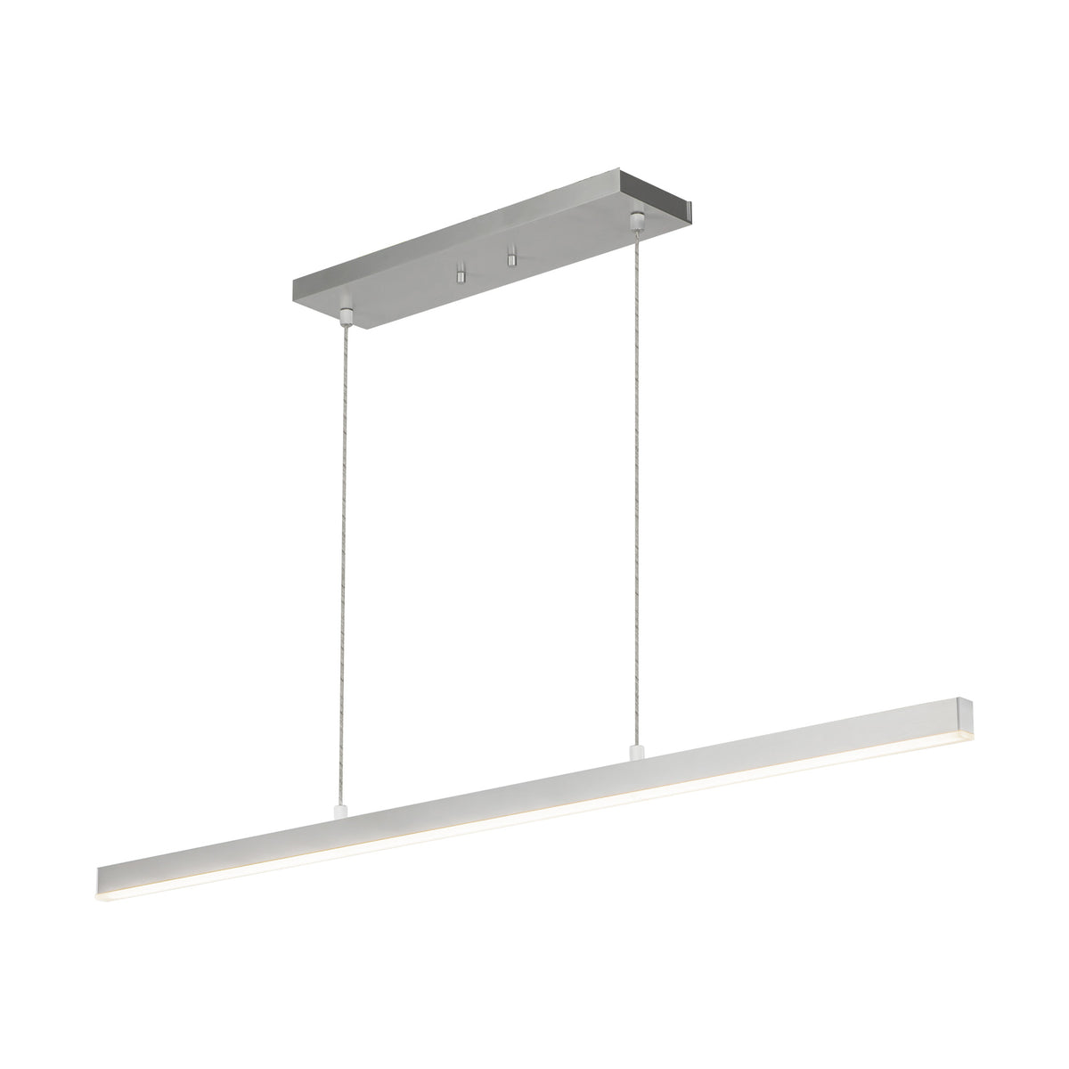 Suspension linéaire Vega Nickel brossé, 45", 3000K – vue 2