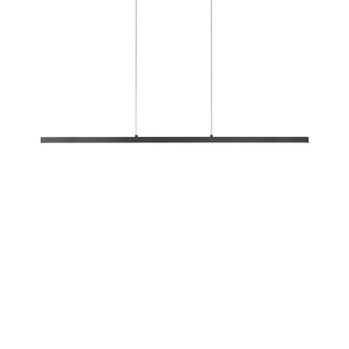 Suspension linéaire Vega Noir, 56", 3000K – Kuzco Lighting