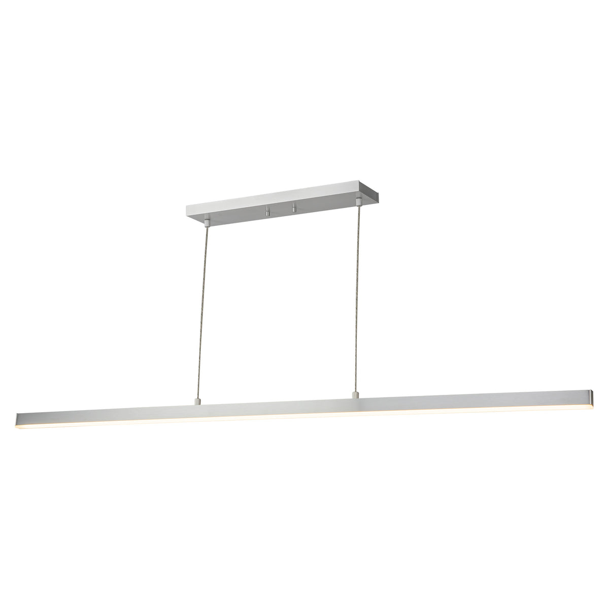 Suspension linéaire Vega Nickel brossé, 56", 3000K – vue 2