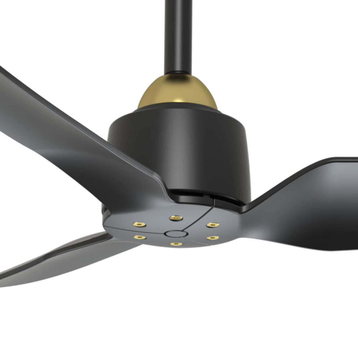 Ventilateur de plafond Hugo Non, Or brossé / Noir, 42 3/8" – vue 3