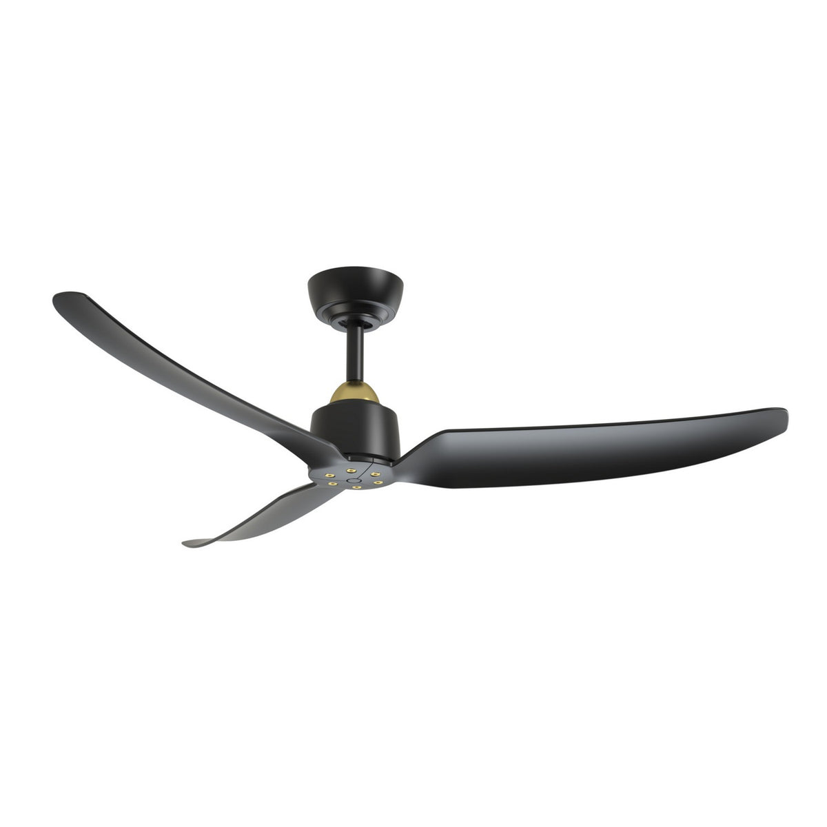 Ventilateur de plafond Hugo Non, Or brossé / Noir, 52" – Kuzco Lighting