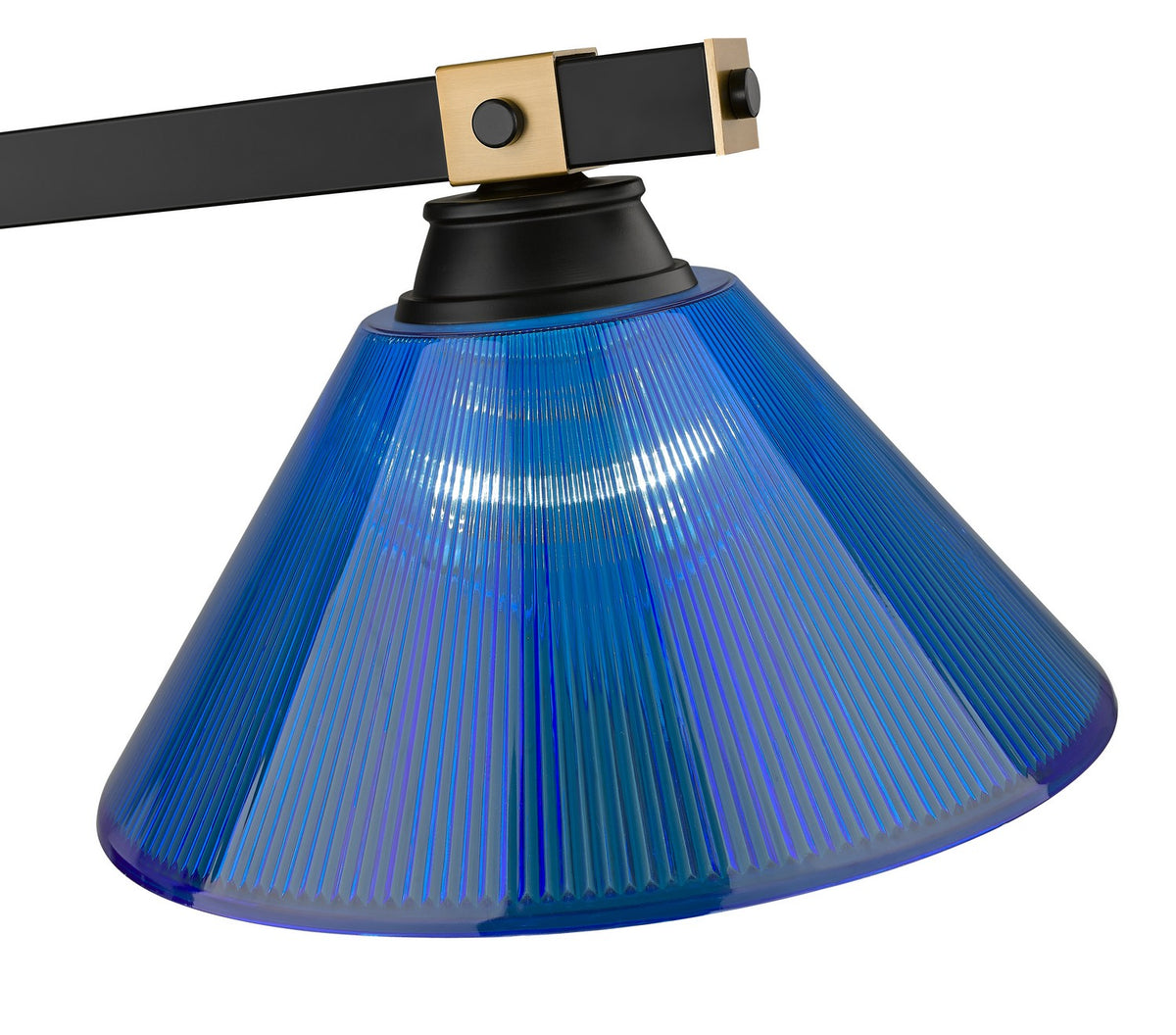 Suspension linéaire Bronte Bleu foncé, 14" – vue 5