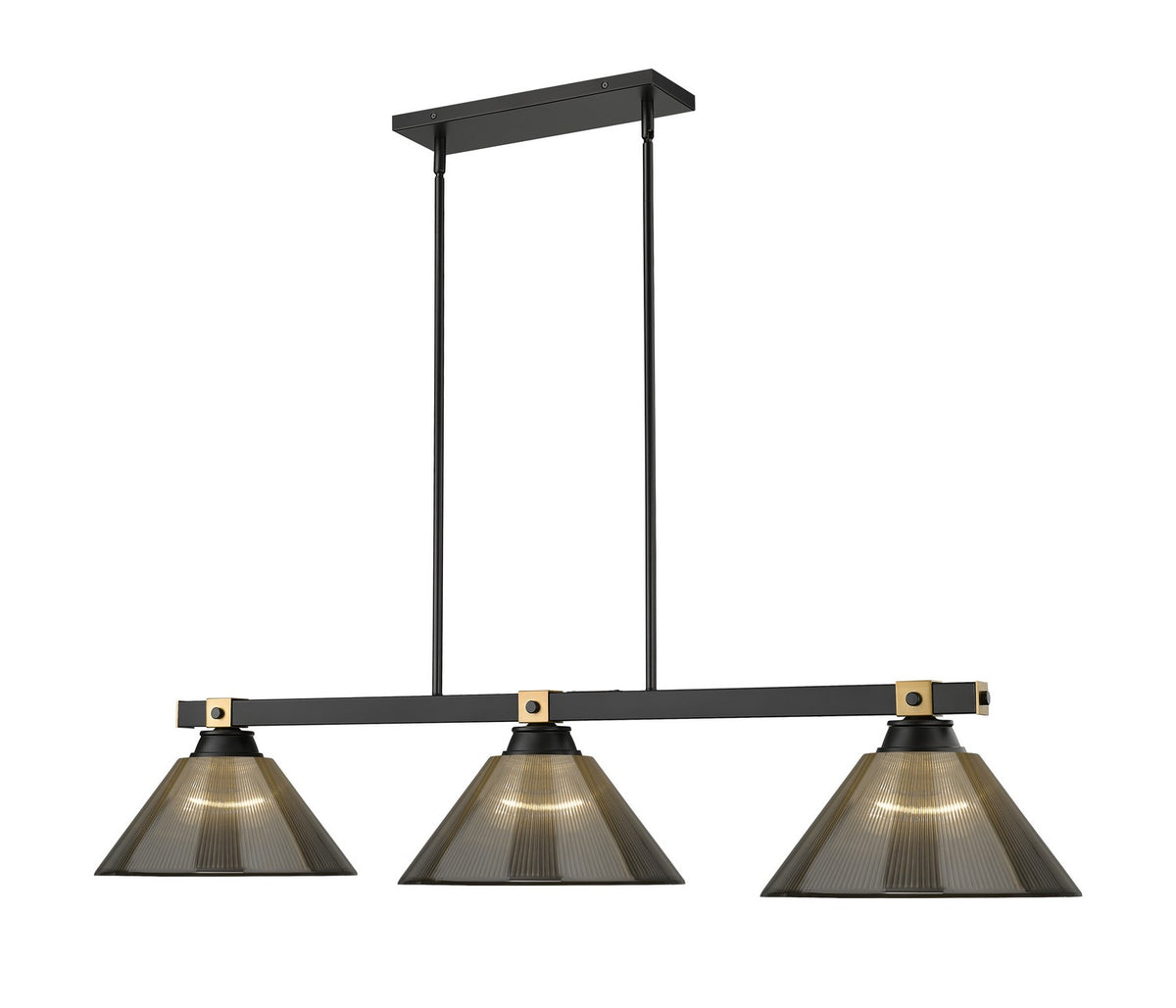 Suspension linéaire Bronte Fumé, 14" – vue 3