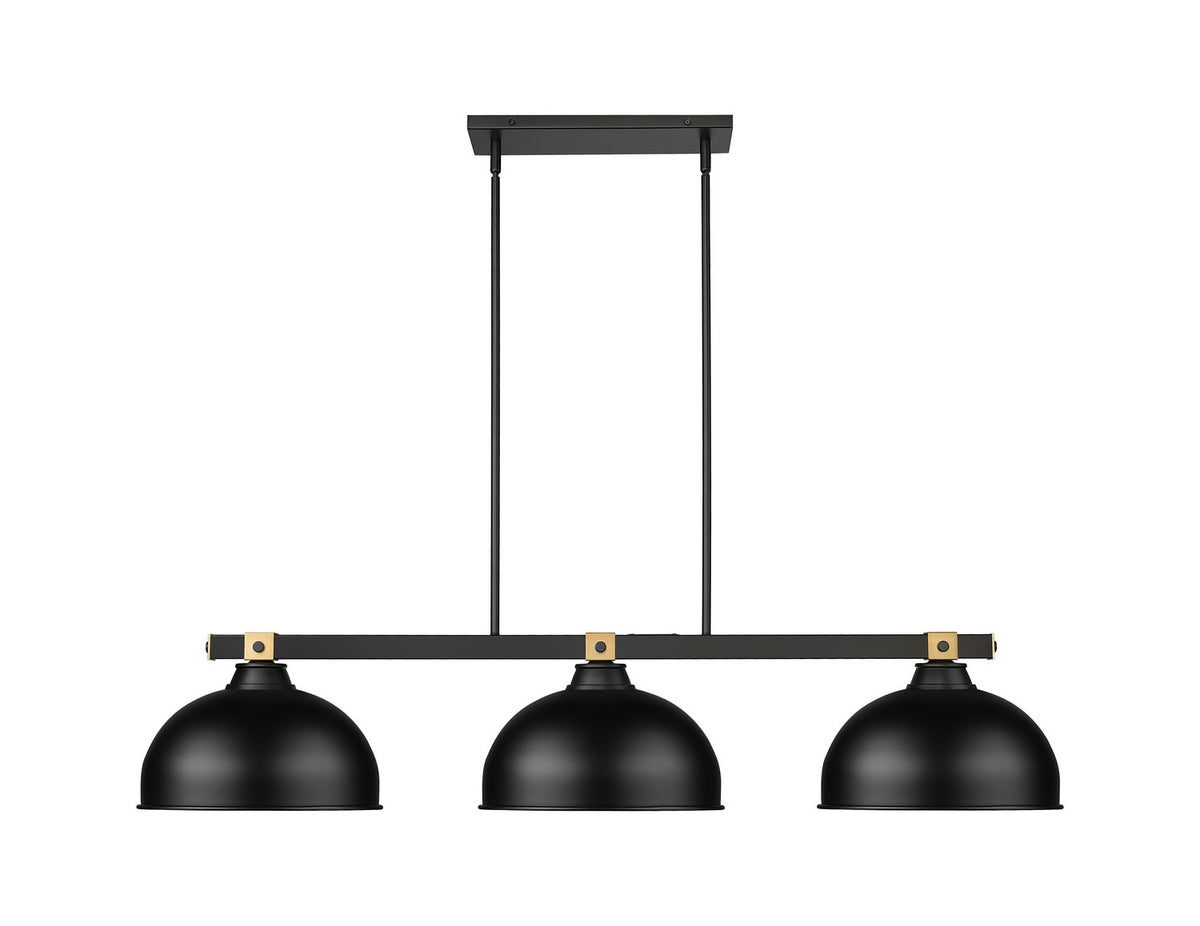 Suspension linéaire Bronte Noir mat, 13" – vue 2