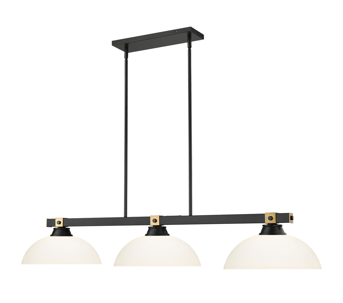 Suspension linéaire Bronte Opale mate, 13 1/2" – vue 3