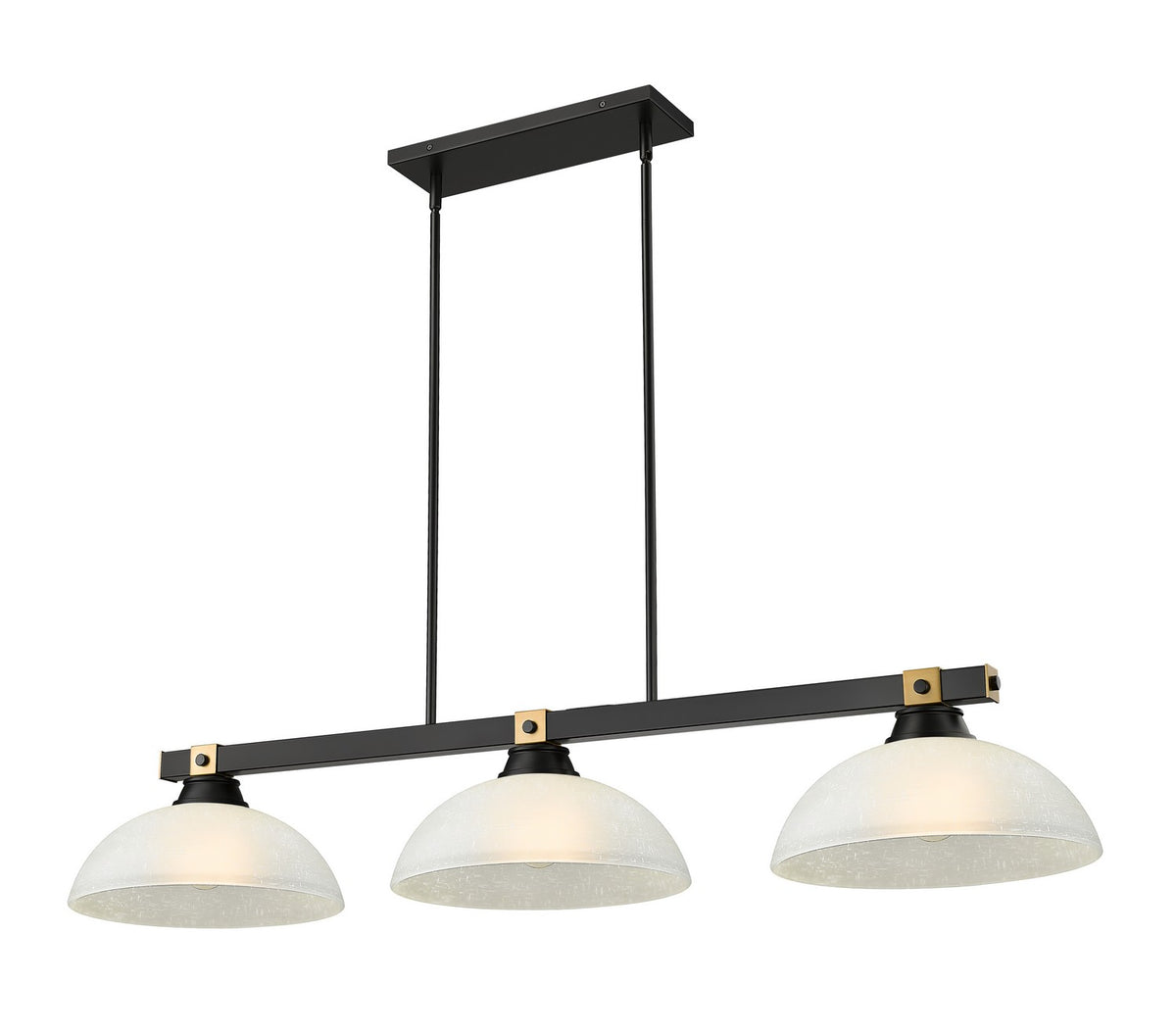 Suspension linéaire Bronte Lin blanc, 13 1/2" – Z-Lite