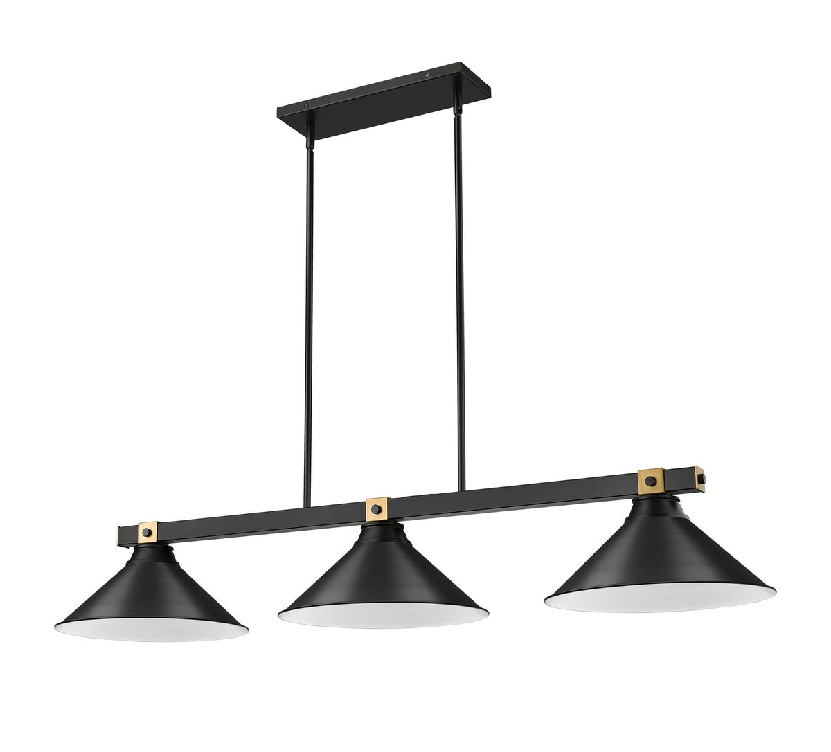 Suspension linéaire Bronte Noir mat, 15 1/4" – vue 4