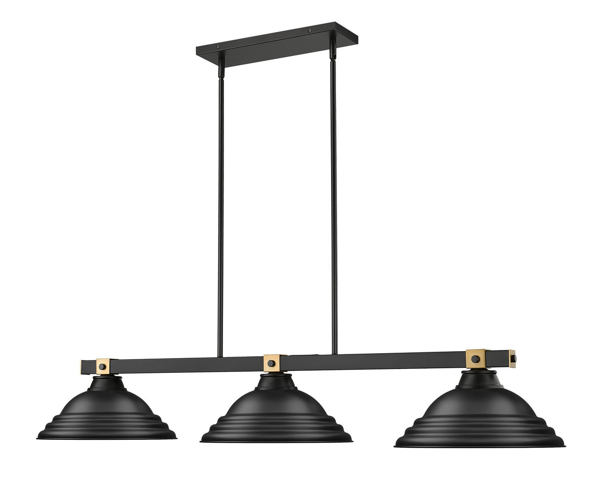 Suspension linéaire Bronte Noir mat, 16" – vue 3