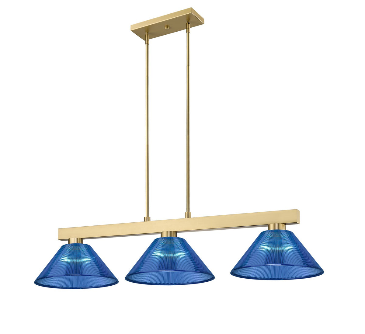 Suspension linéaire Cobalt Bleu foncé, 14 1/4" – Z-Lite