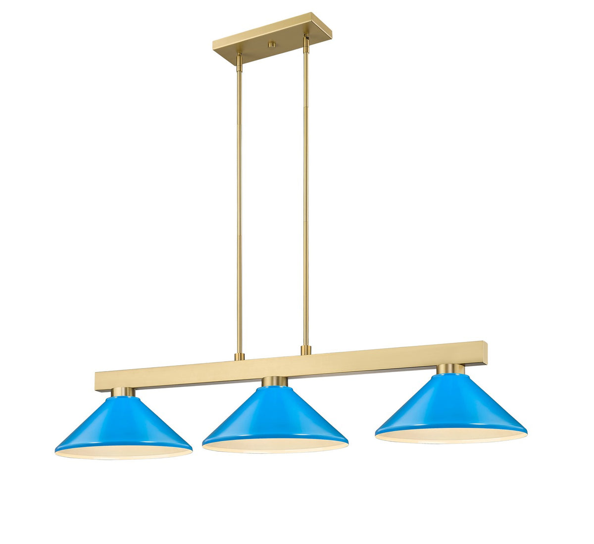 Suspension linéaire Cobalt Bleu électrique, 14 1/4" – Z-Lite
