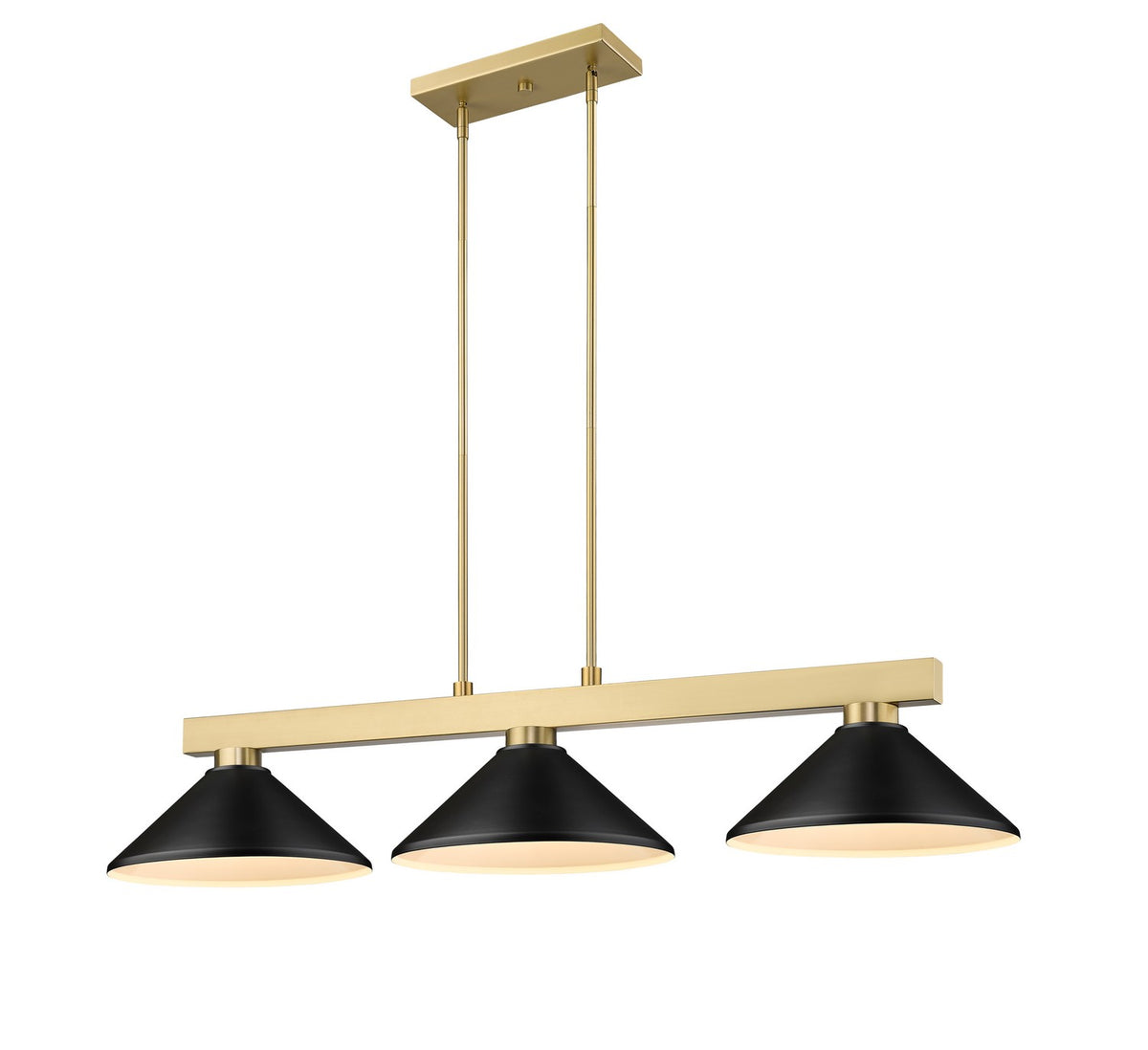 Suspension linéaire Cobalt Noir mat, 14 1/4" – Z-Lite
