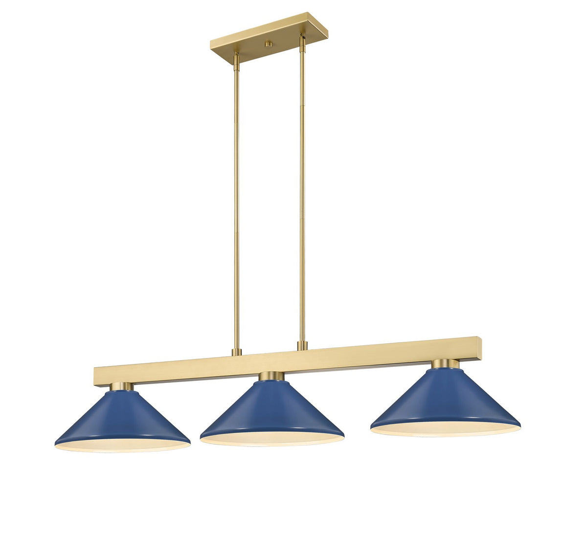 Suspension linéaire Cobalt Bleu marine, 14 1/4" – Z-Lite
