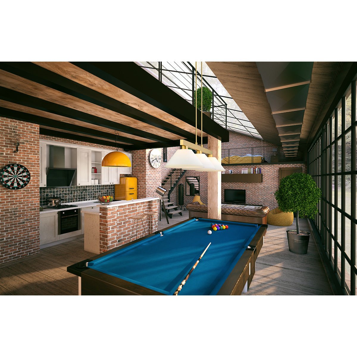 Lampe de billard Cobalt