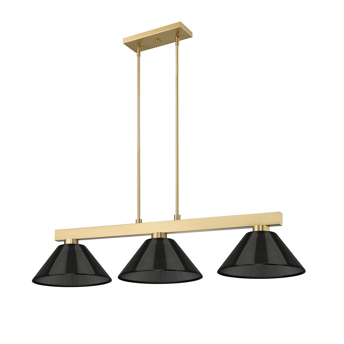 Lampe de billard Cobalt - Or moderne Fumée 14 1/4" by Z - Lite | Luminaires & cie