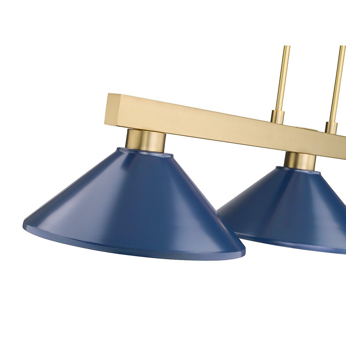 Lampe de billard Cobalt - Or moderne Bleu marine 14 1/4" by Z - Lite | Luminaires & cie