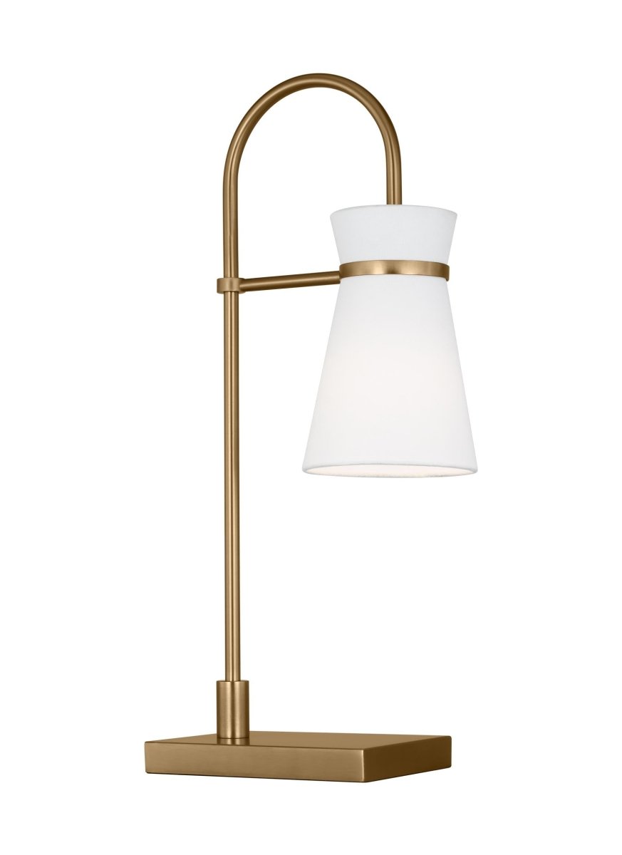 Lampe de bureau Binx - Laiton satiné by Visual Comfort Studio | Luminaires & cie