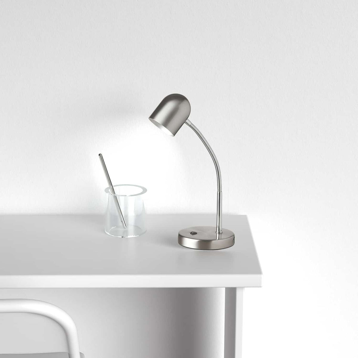 Lampe de bureau 134LEDT Chrome satiné – vue 2