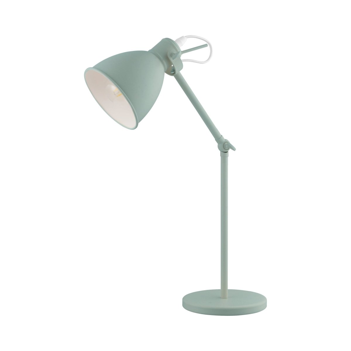 Lampe de bureau Priddy - P - Vert pastel pâle by Eglo | Luminaires & cie
