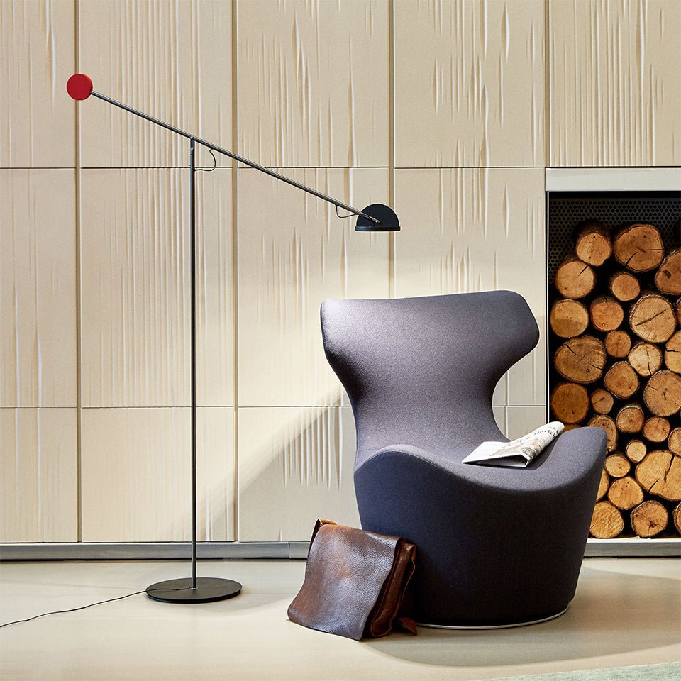 Lampe de lecture Copérnica - Graphite - Chrome Mat by Marset | Luminaires & cie