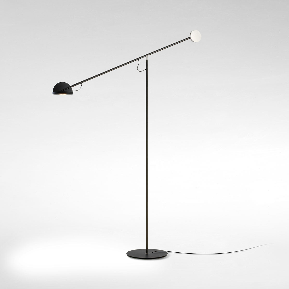 Lampe de lecture Copérnica - Graphite - Chrome Mat by Marset | Luminaires & cie