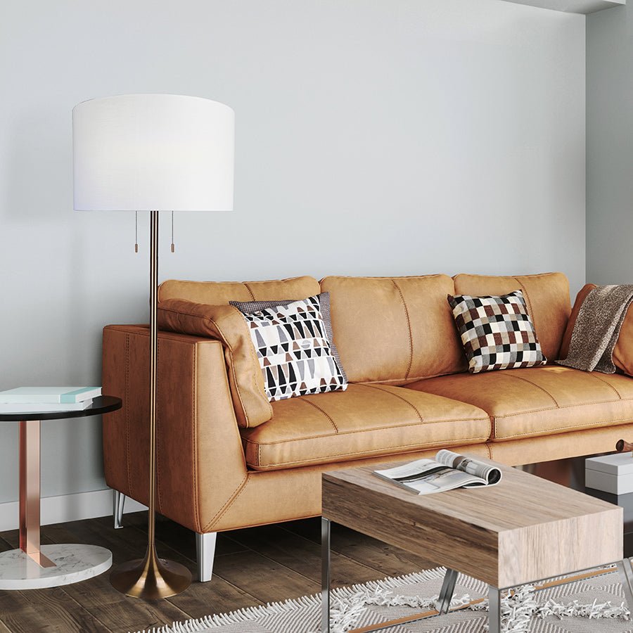 Lampe de plancher Clara - Or by Canarm | Luminaires & cie