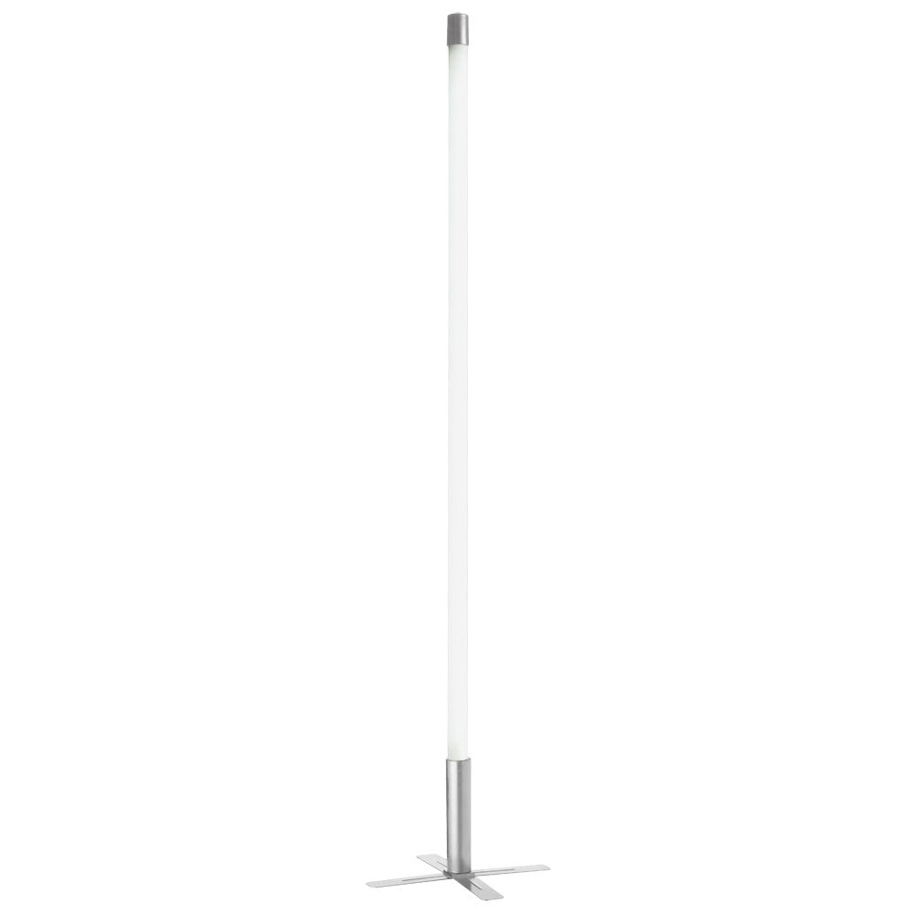 Torchère Dainostix Blanc / Argent – Dainolite