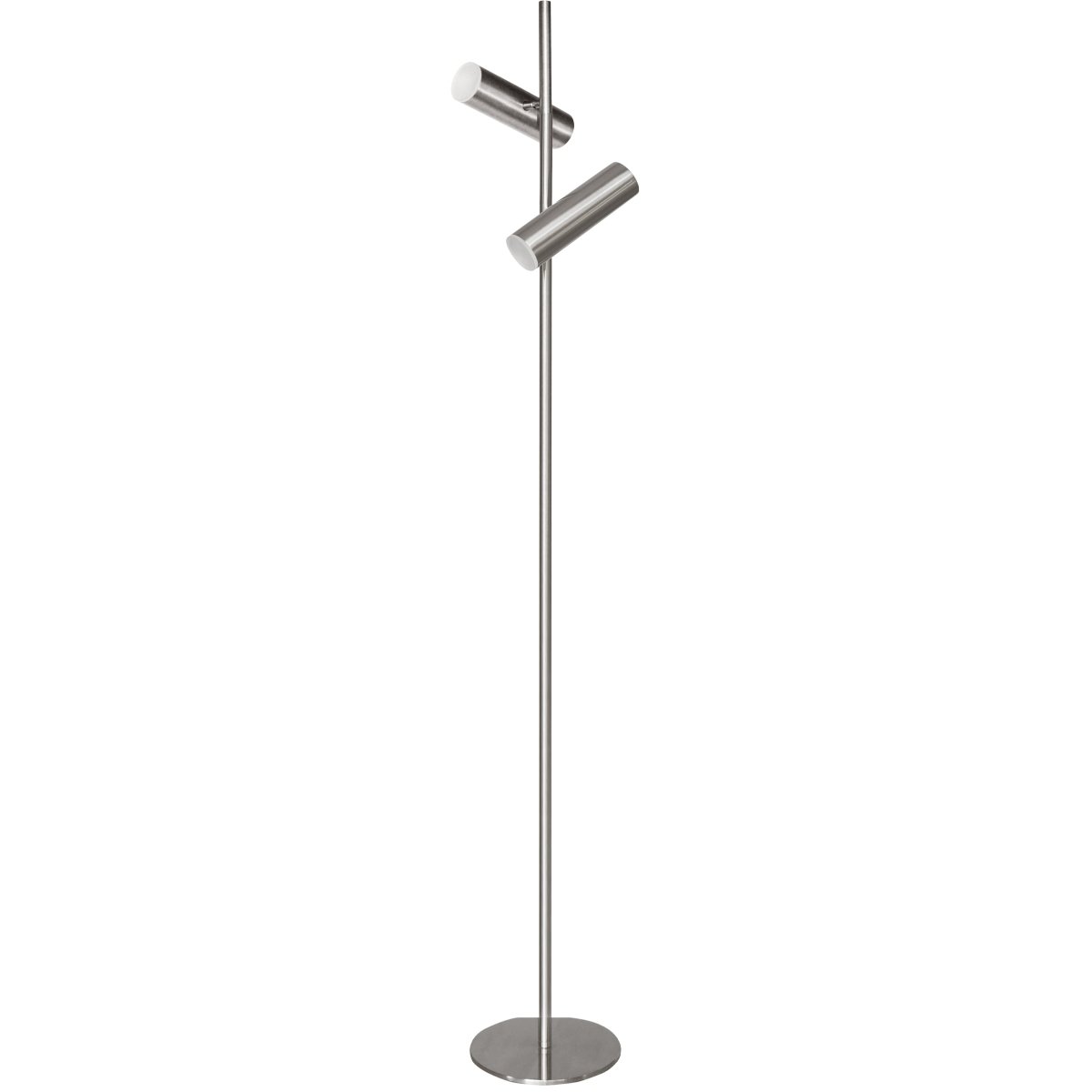 Lampe de plancher de lecture Constance - Chrome satiné by Dainolite | Luminaires & cie
