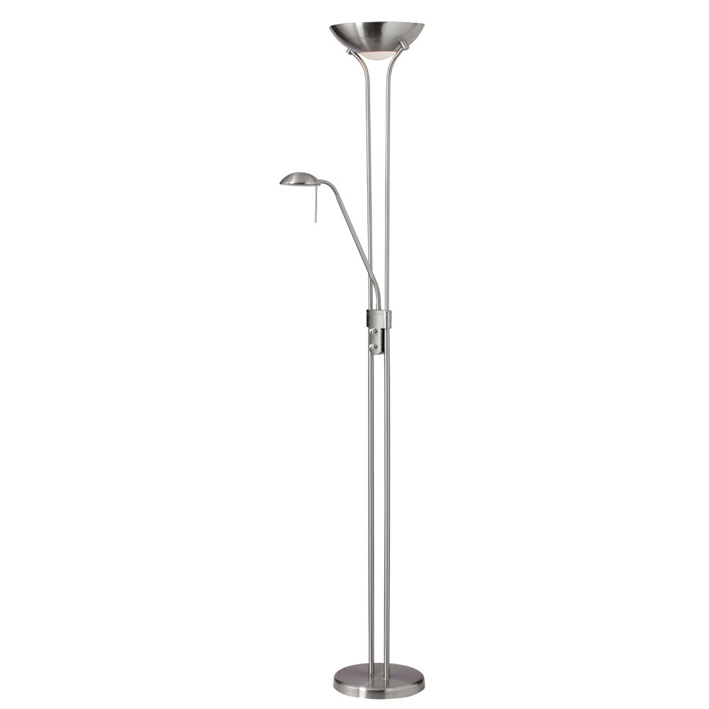 Torchère Contemporary Chrome satiné – Dainolite