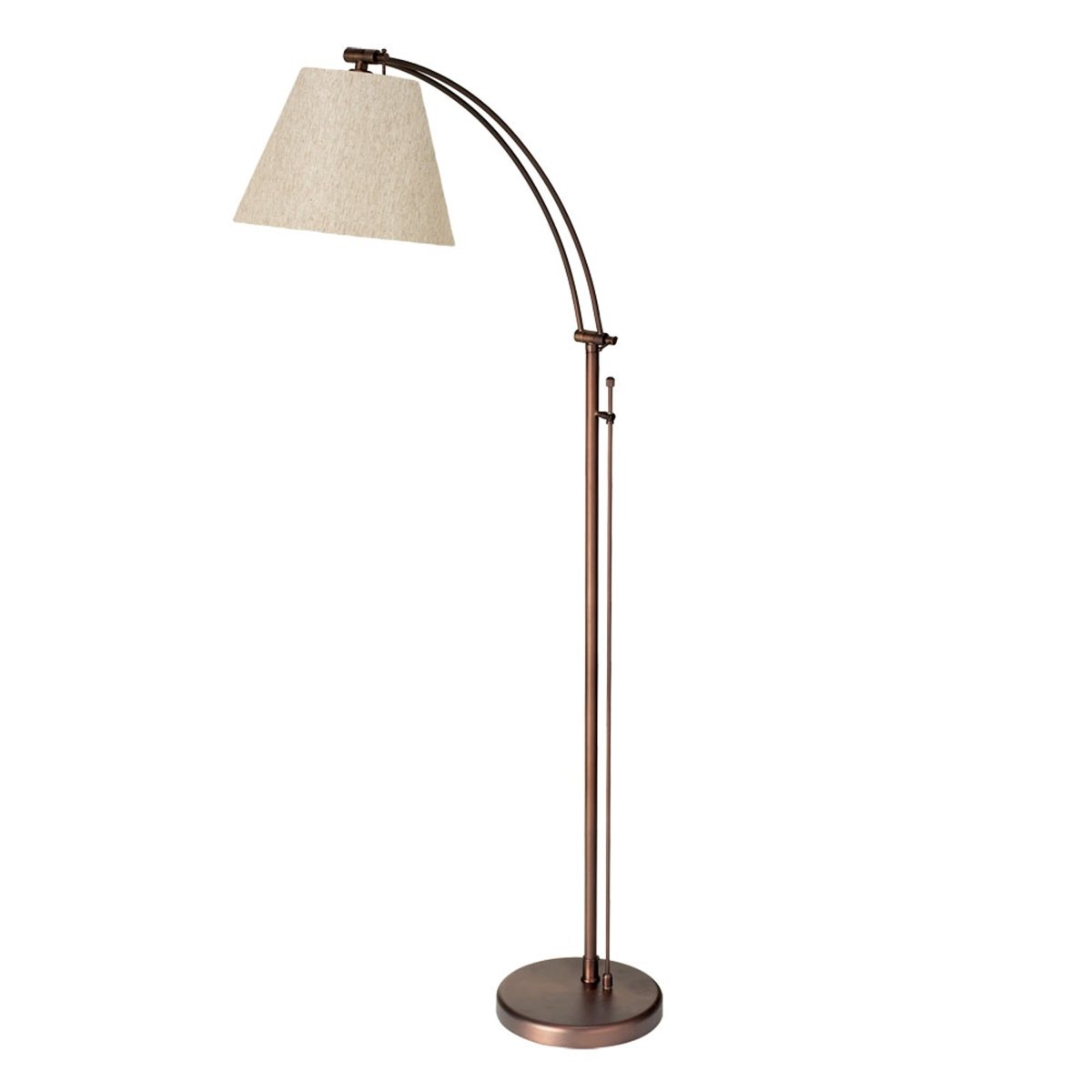 Lampe de plancher de lecture Felix - Bronze brossé à huile by Dainolite | Luminaires & cie