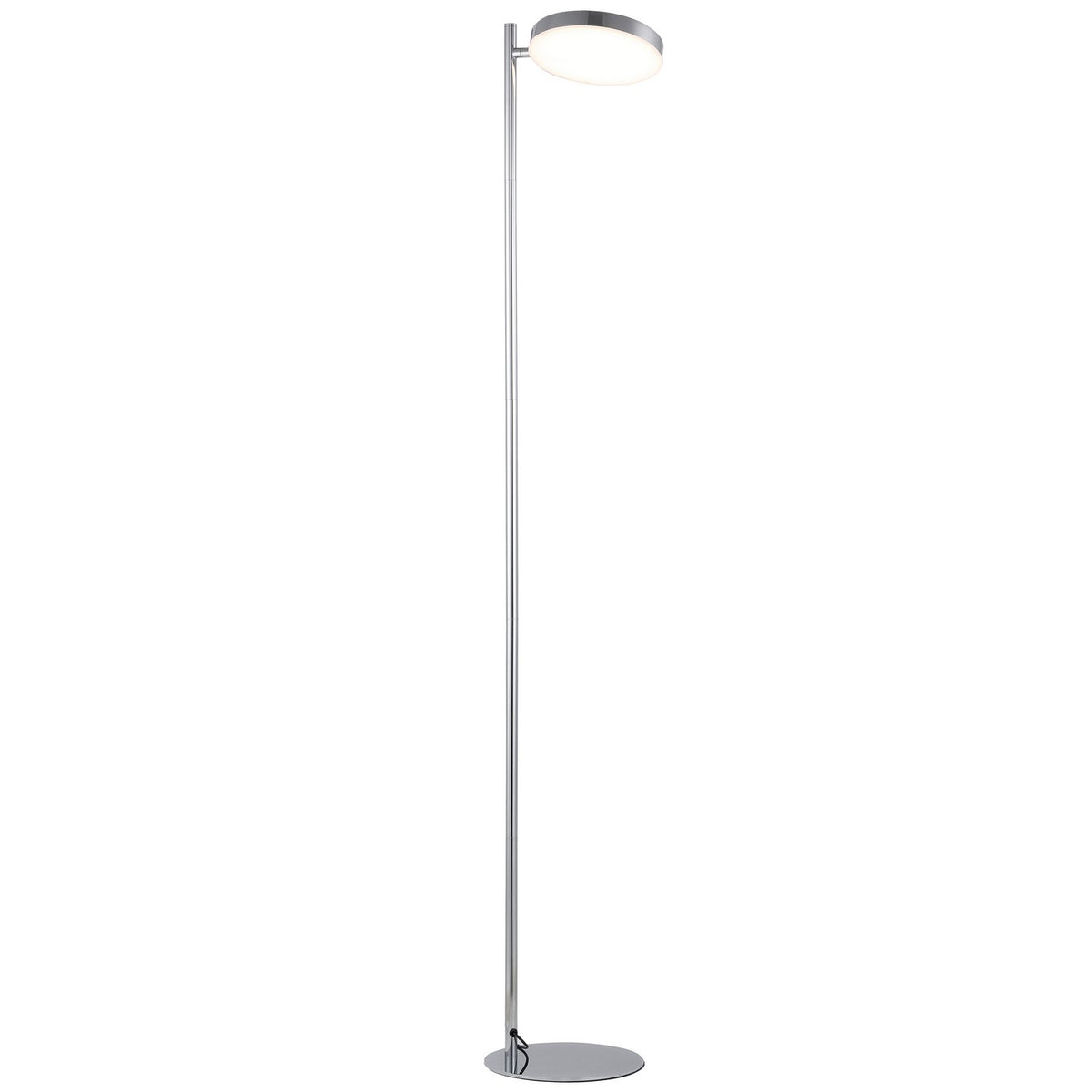 Lampe sur pied Fia Chrome satiné – vue 2