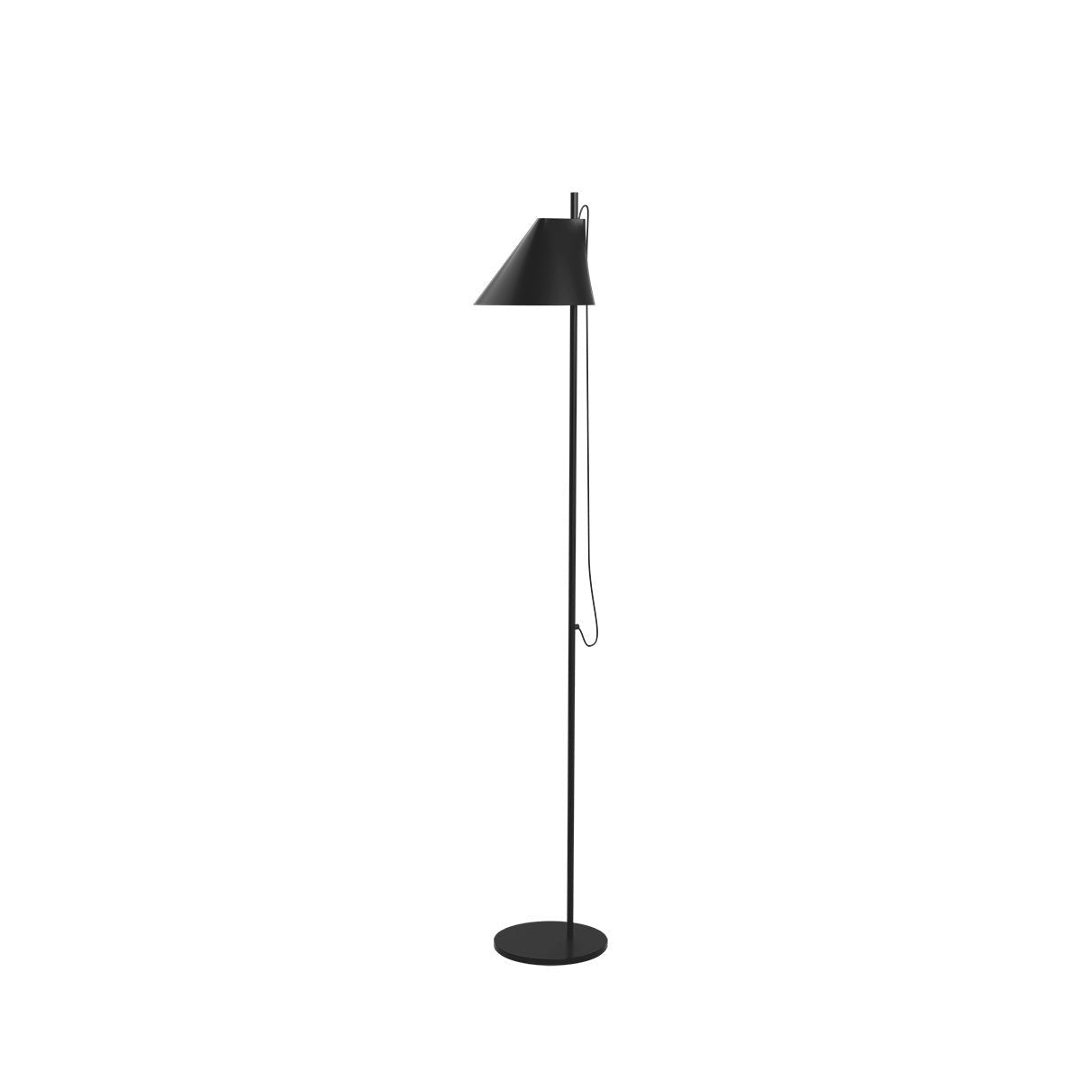 Lampe de plancher Yuh - Noir by Louis Poulsen | Luminaires & cie