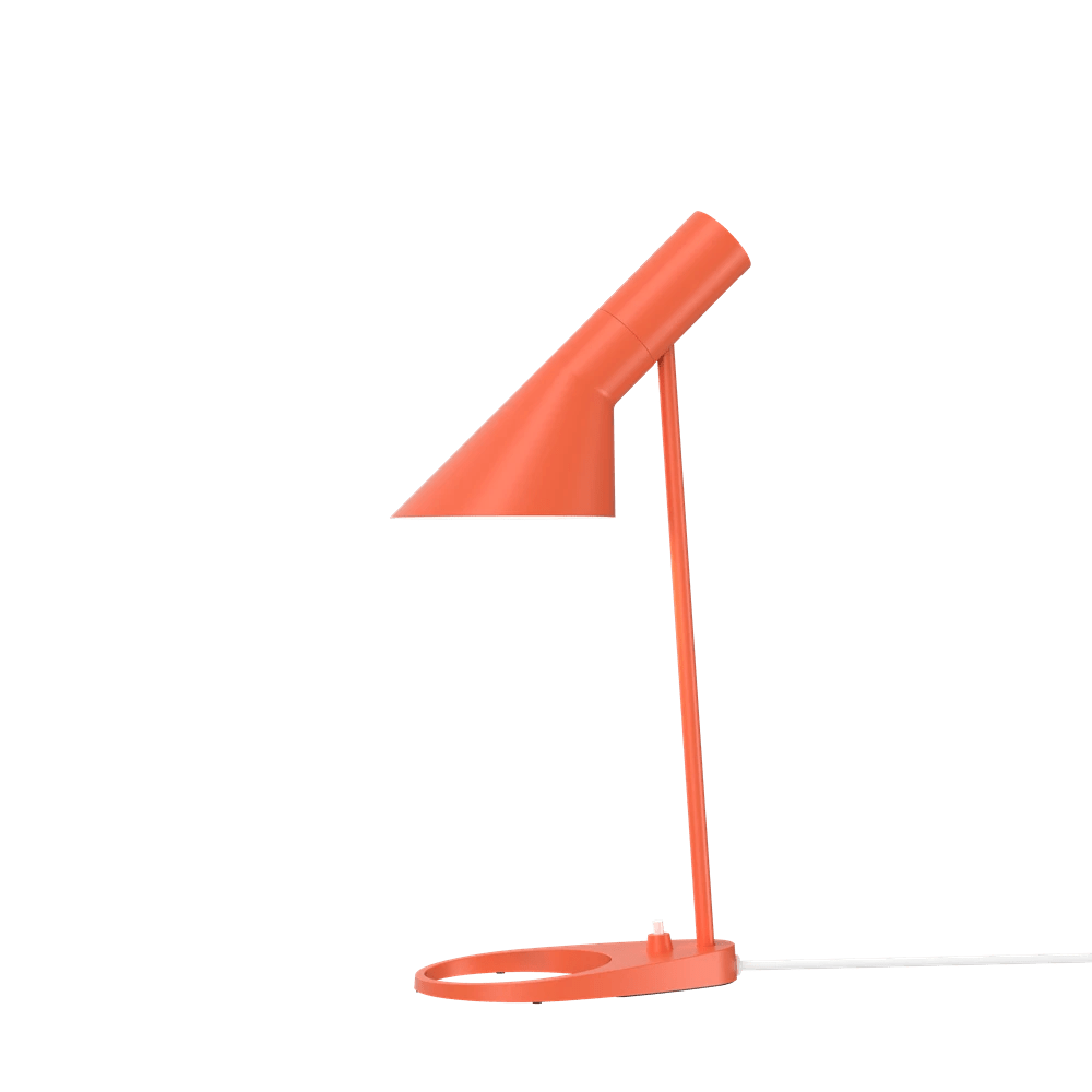 Lampe de table AJ Mini - Orange électrique by Louis Poulsen | Luminaires & cie