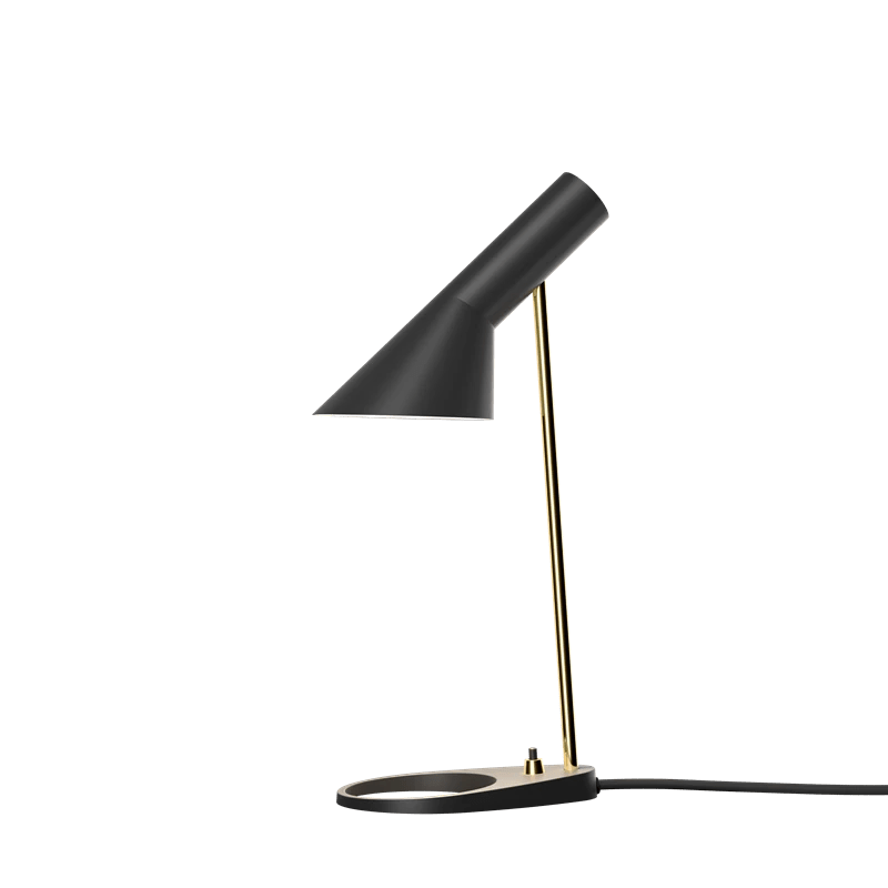 Lampe de table AJ Mini - Noir/Laiton by Louis Poulsen | Luminaires & cie