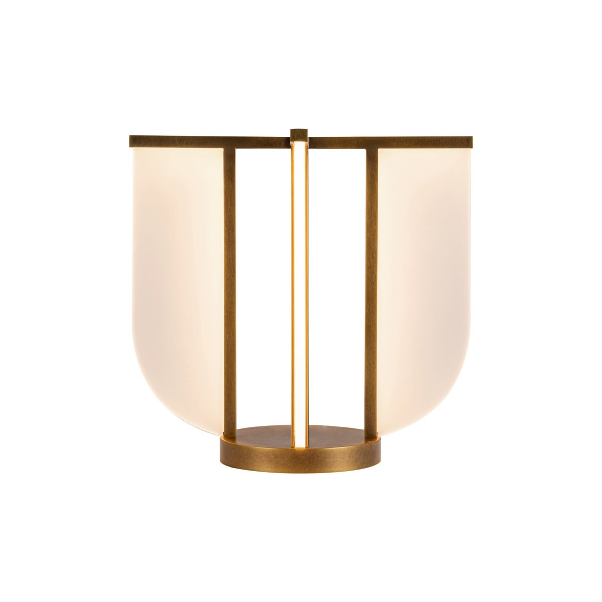 Lampe de table Anders - Laiton vintage by Alora Lighting | Luminaires & cie