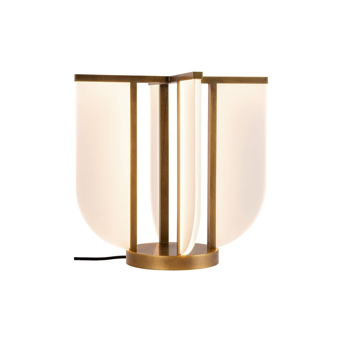 Lampe de table Anders - Laiton vintage by Alora Lighting | Luminaires & cie