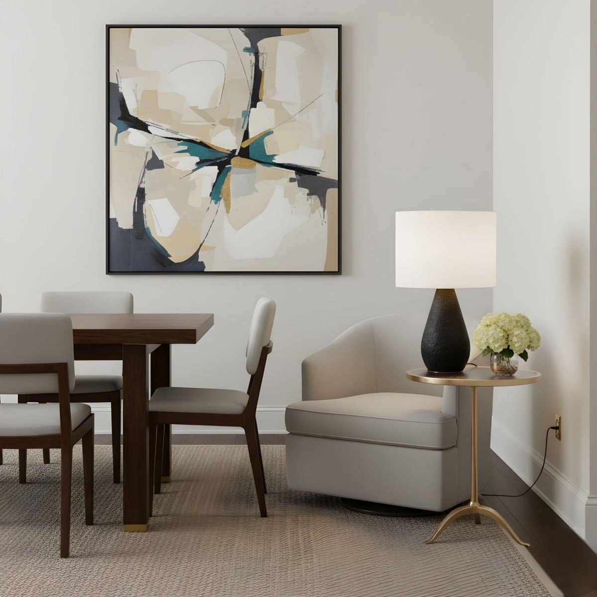 Lampe de table Breccia - Crème lavé by Visual Comfort Studio | Luminaires & cie