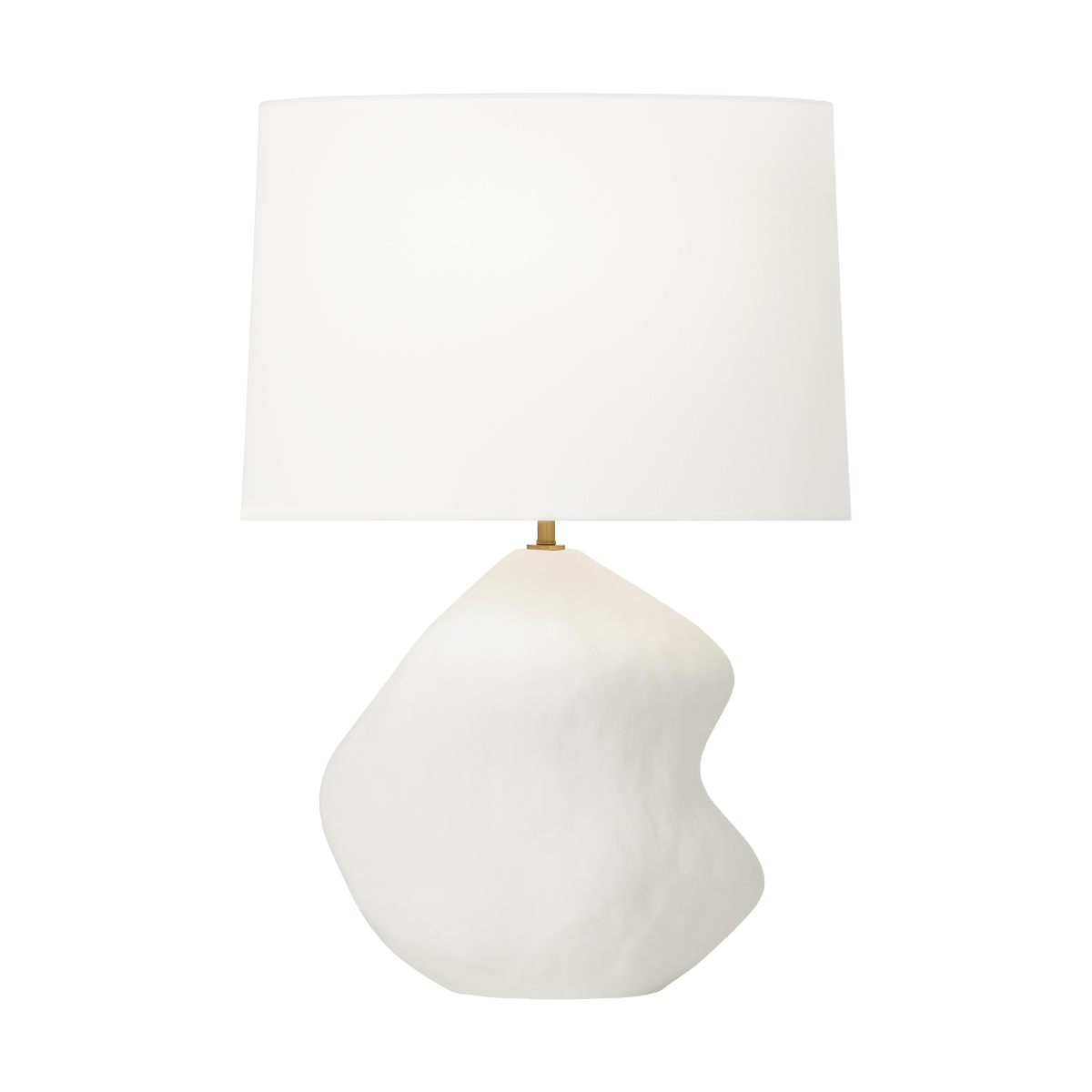 Lampe de table Broxton - Céramique blanche mate by Visual Comfort Studio | Luminaires & cie